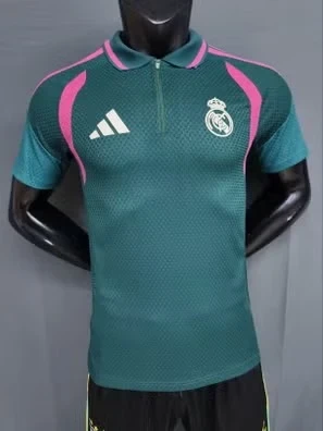 REAL MADRID ENTREMAMIENTO VERDE CUELLO CAMISERO 26/27