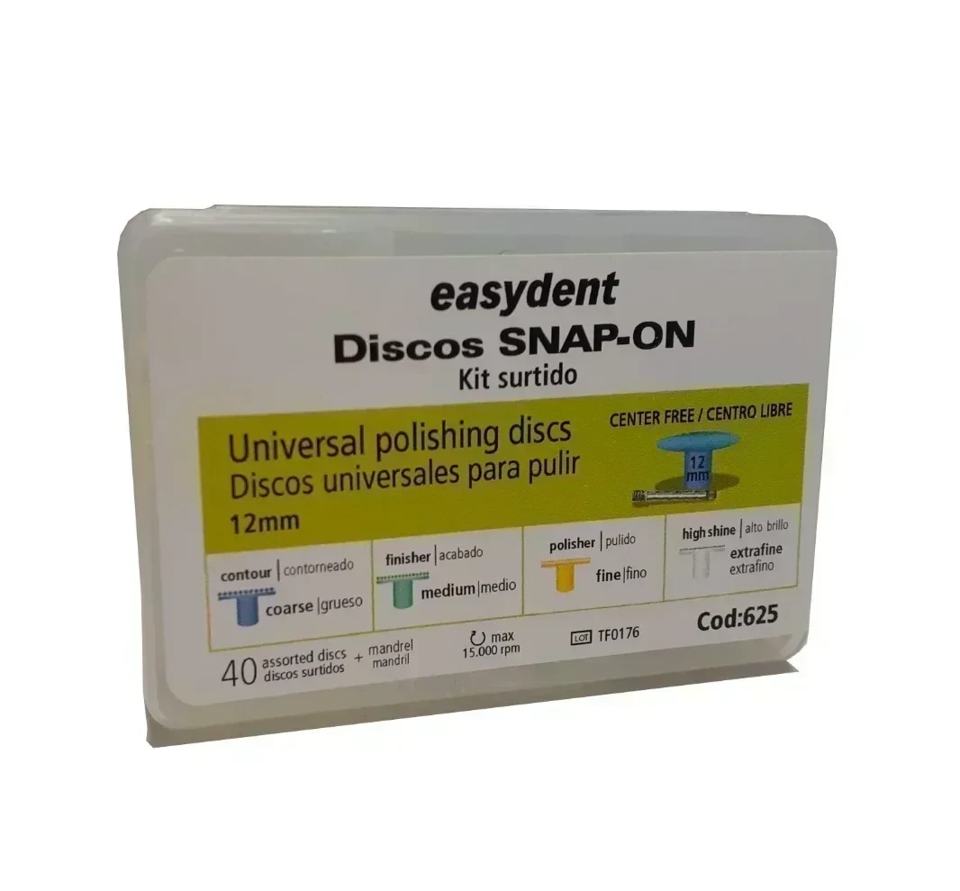 DISCOS SNAP-ON KIT 40 DISCOS+MANDRIL EASYDENT