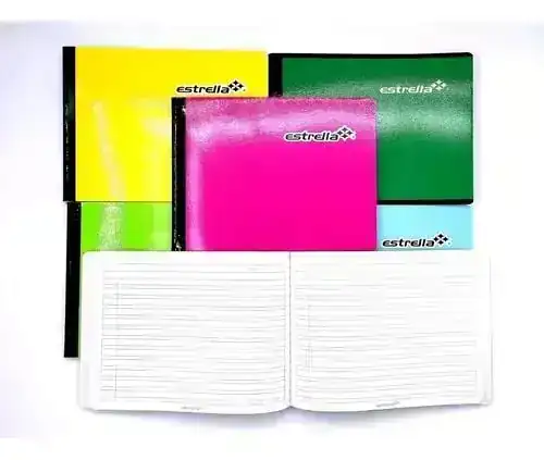 Libreta cosida raya italiana Estrella 2