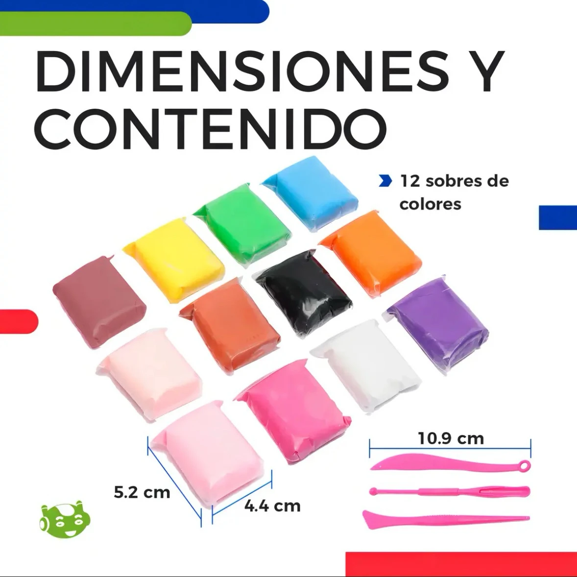 Fomi moldeable paquete de 12 piezas  4