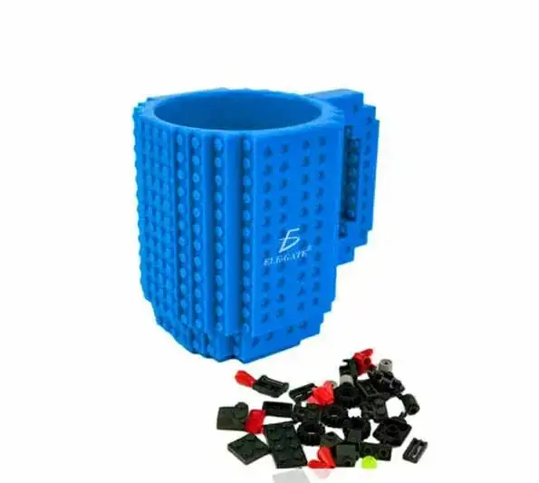 Taza Bloque De Construcción + Bloqus Pequeños Multicolor  3