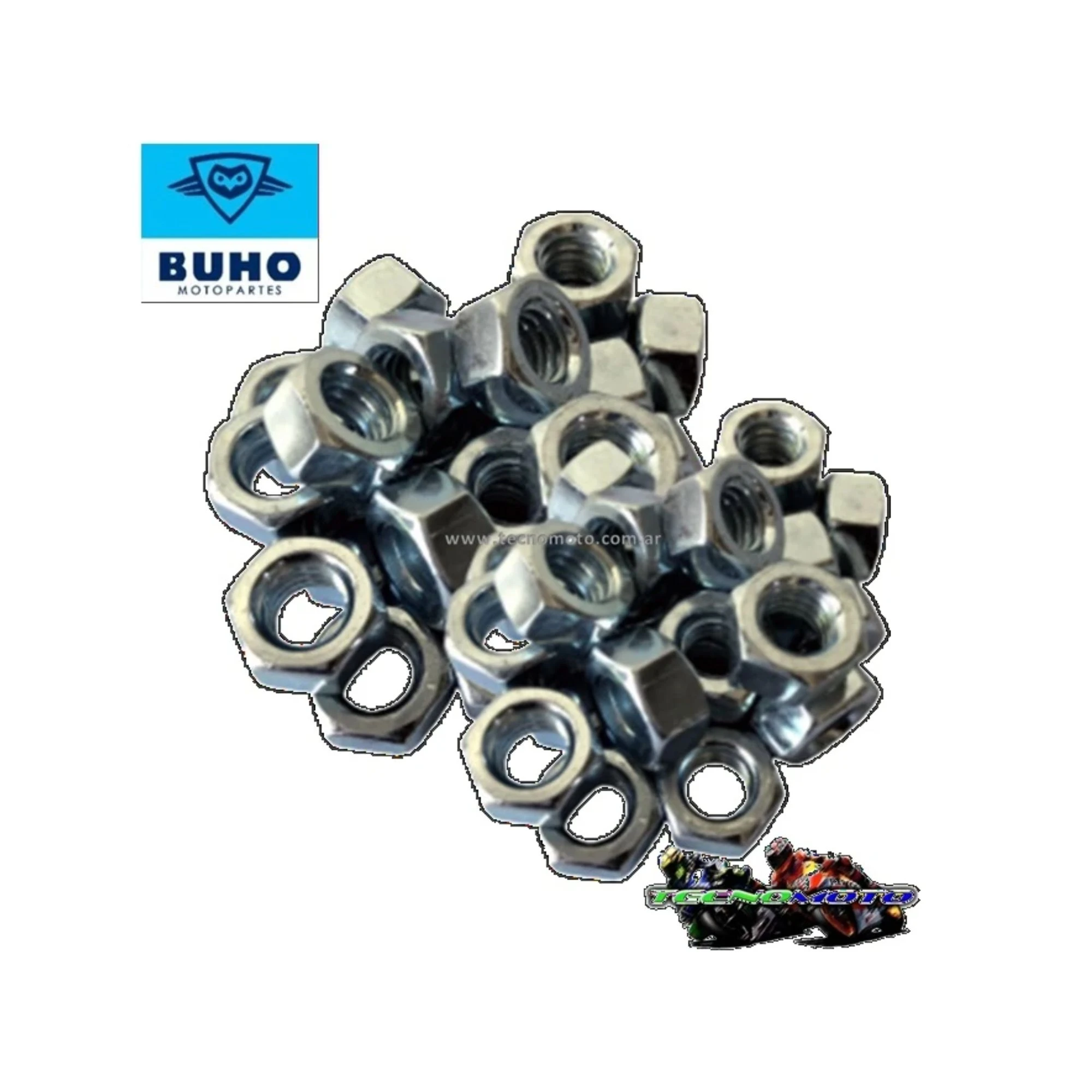 TUERCAS 10MM X 1.25  -AUTOFRENANTE (X50) -49337