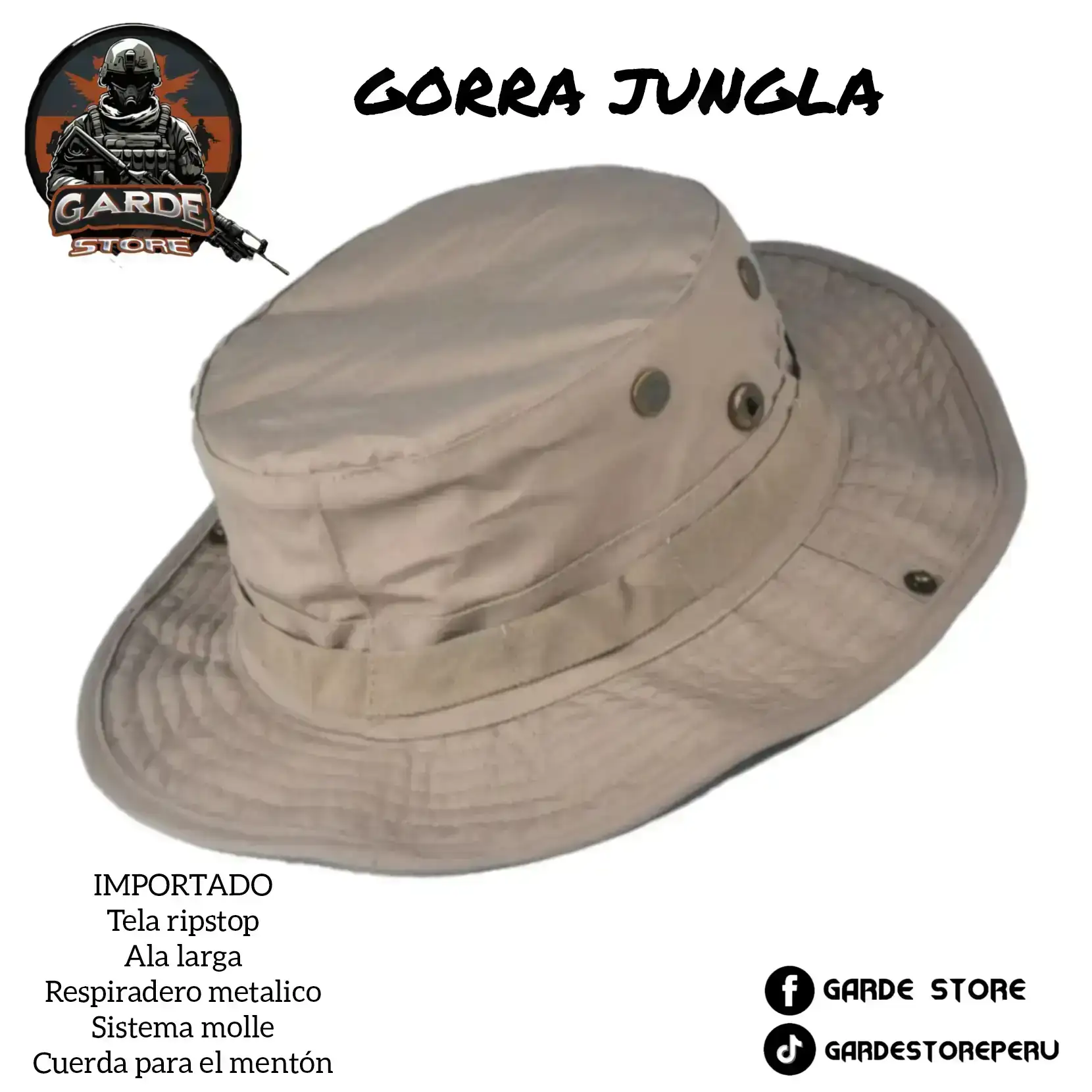 Gorra jungla importado 30/1 3