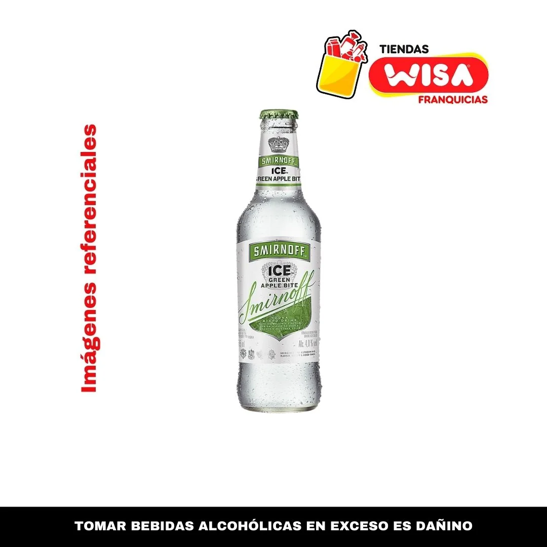 Vodka Smirnoff Botella Verde 355 ML