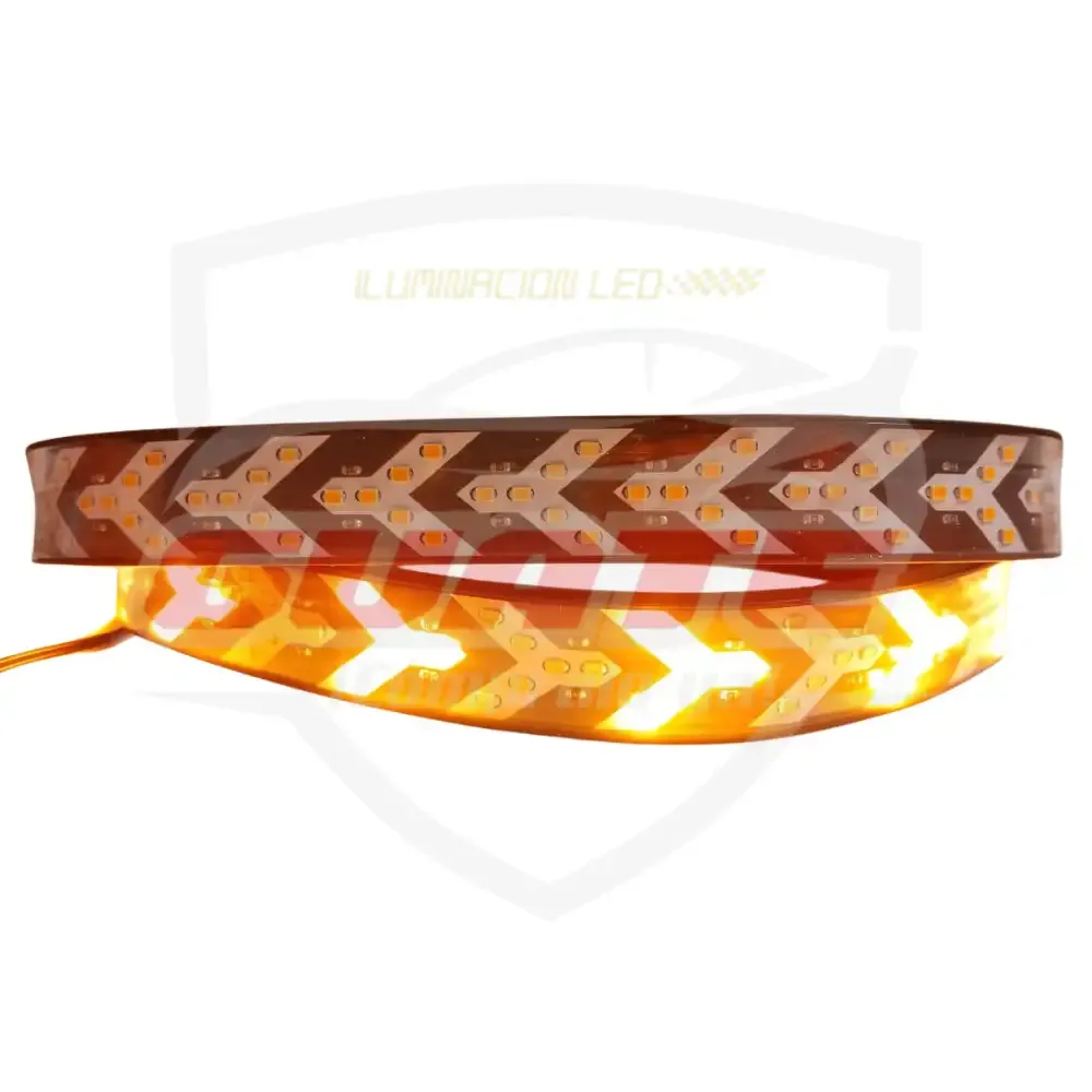 TIRA LED TRASERA O BAUL PURPURA/AMARILLO 3