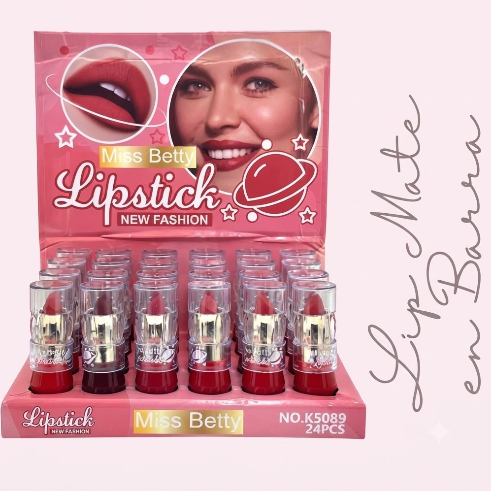 Set 6 Labiales en Barra New fashion