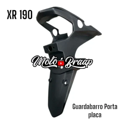 PL XR 190 L Guardabarro trasero inferior porta placa IMGUT76 OKL