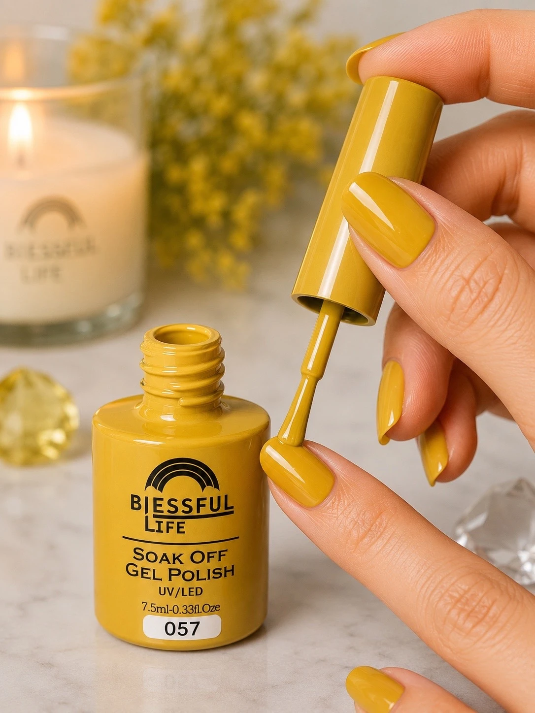 biessful life esmalte semi permanente tono 057