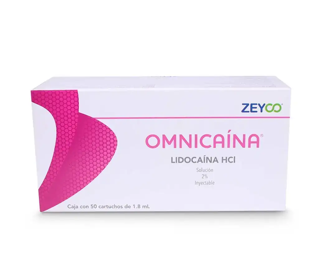 Lidocaína Simple Solución al 2%