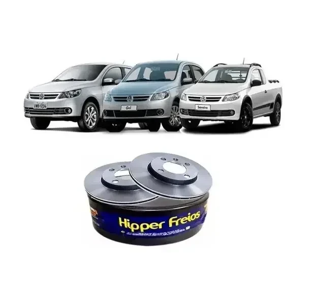 Par disco Freno Vw Gol / Saveiro 2008-2012 G5 Aro13 / HF87