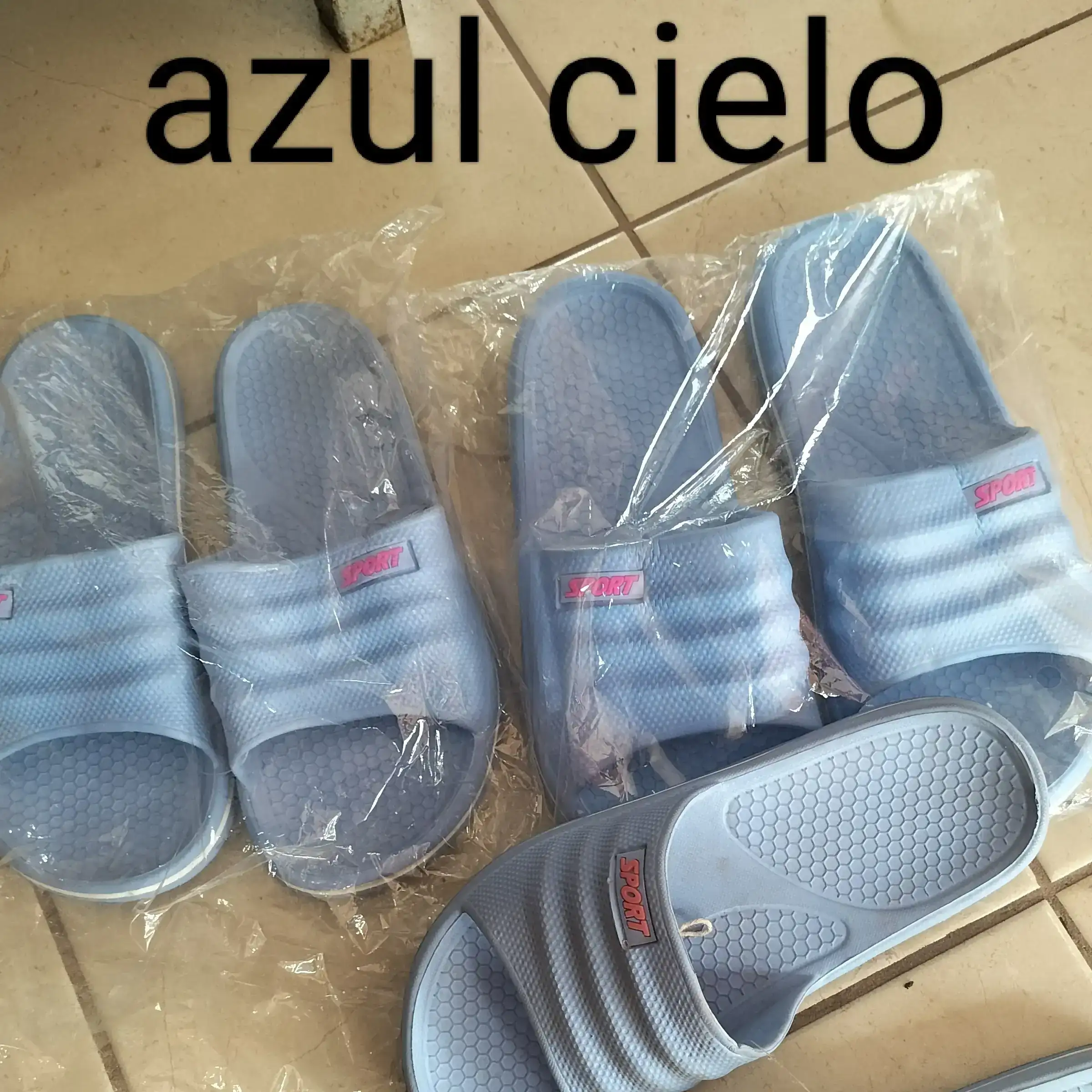 Sandalia sporto adulto azul cielo 