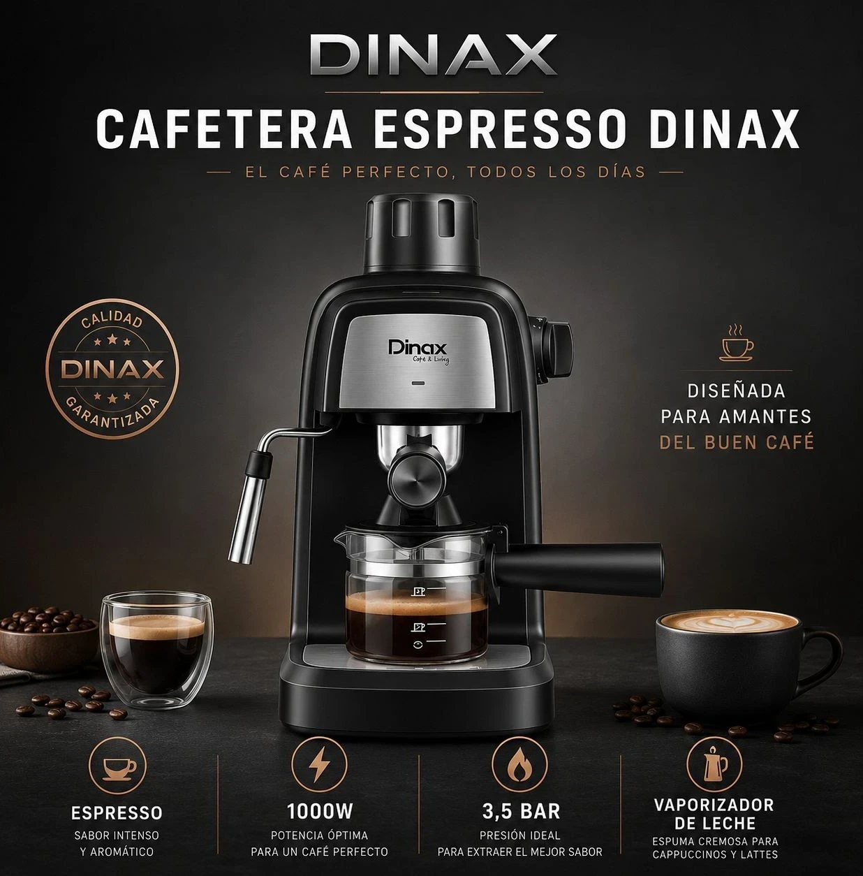 cafetera expresso Dinax 