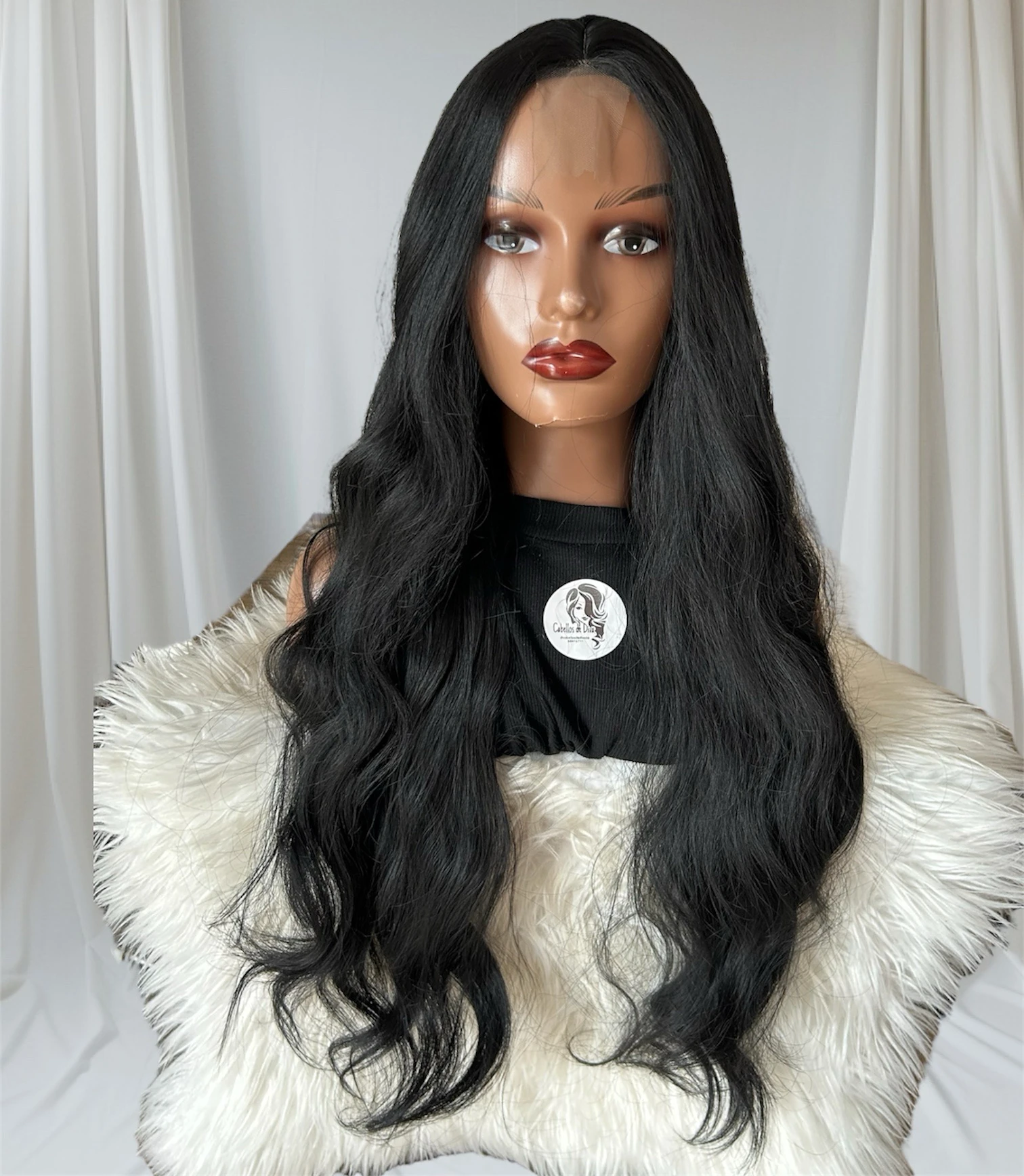 Peluca Semi natural de 26”  2