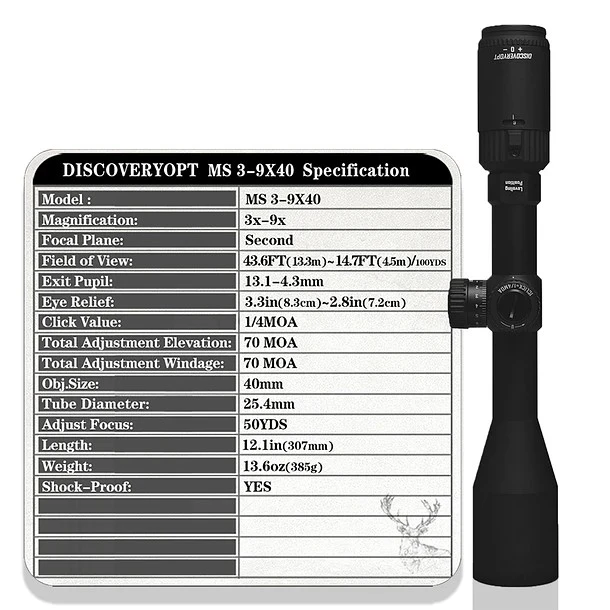 MIRA TELESCÓPICA MS 3-9X40-L 4