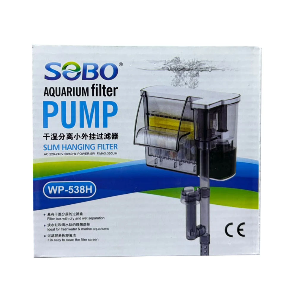 Filtro Mochila Sobo Wp-538h 5w 350l/h 2
