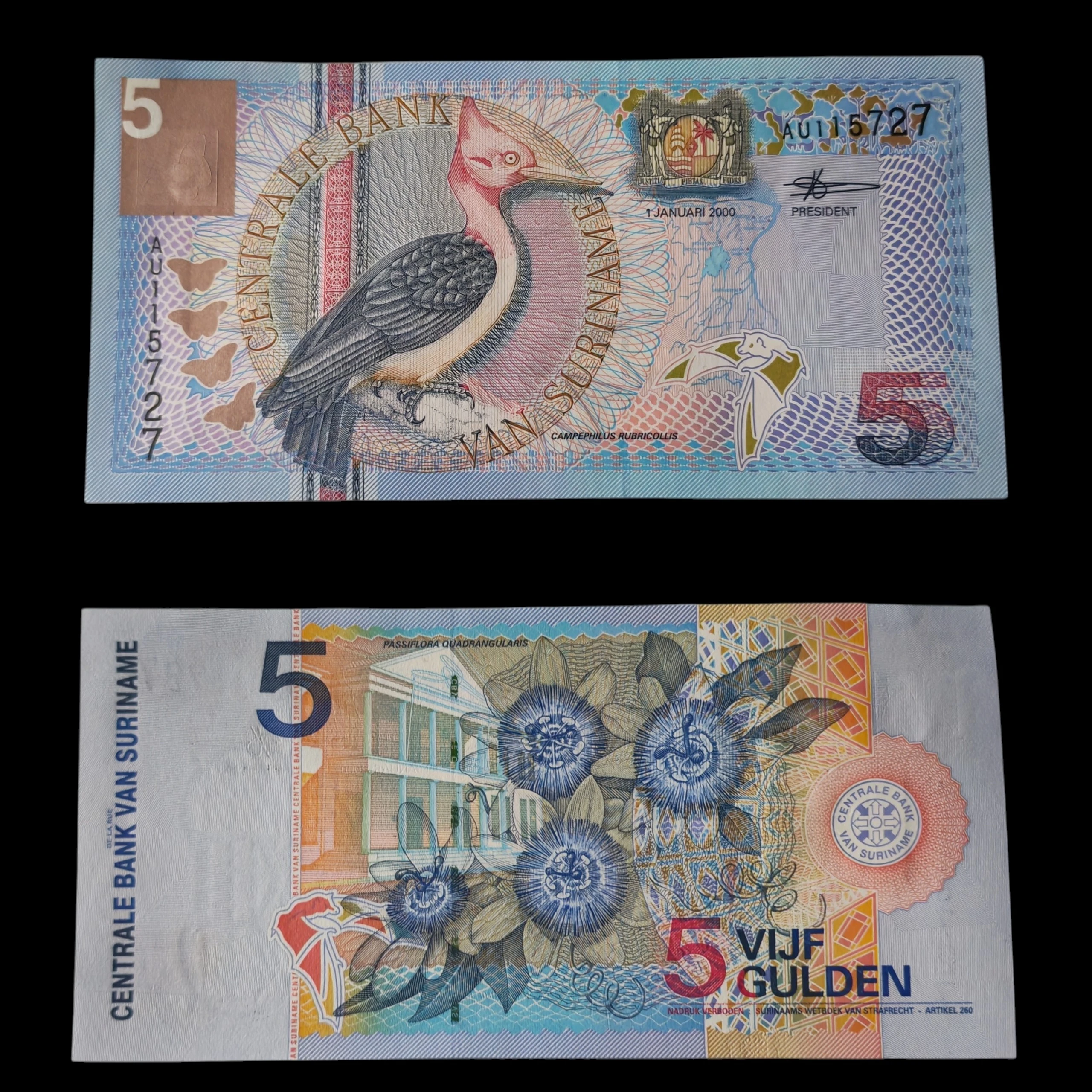 ° Suriname 5 gulden UNC