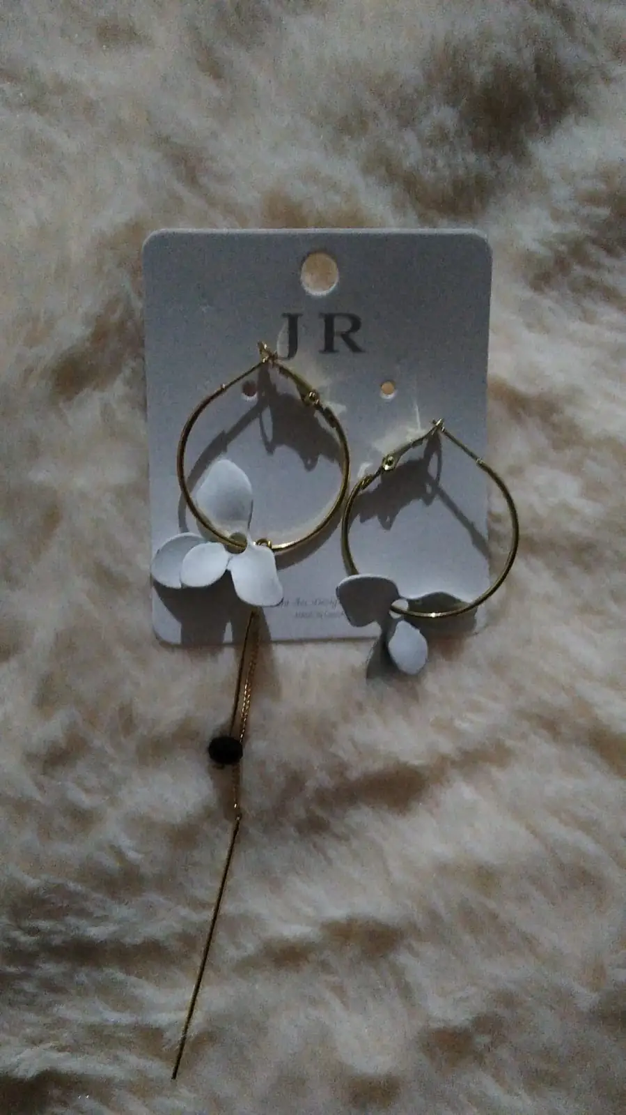 Pendientes Flor Blanca 2