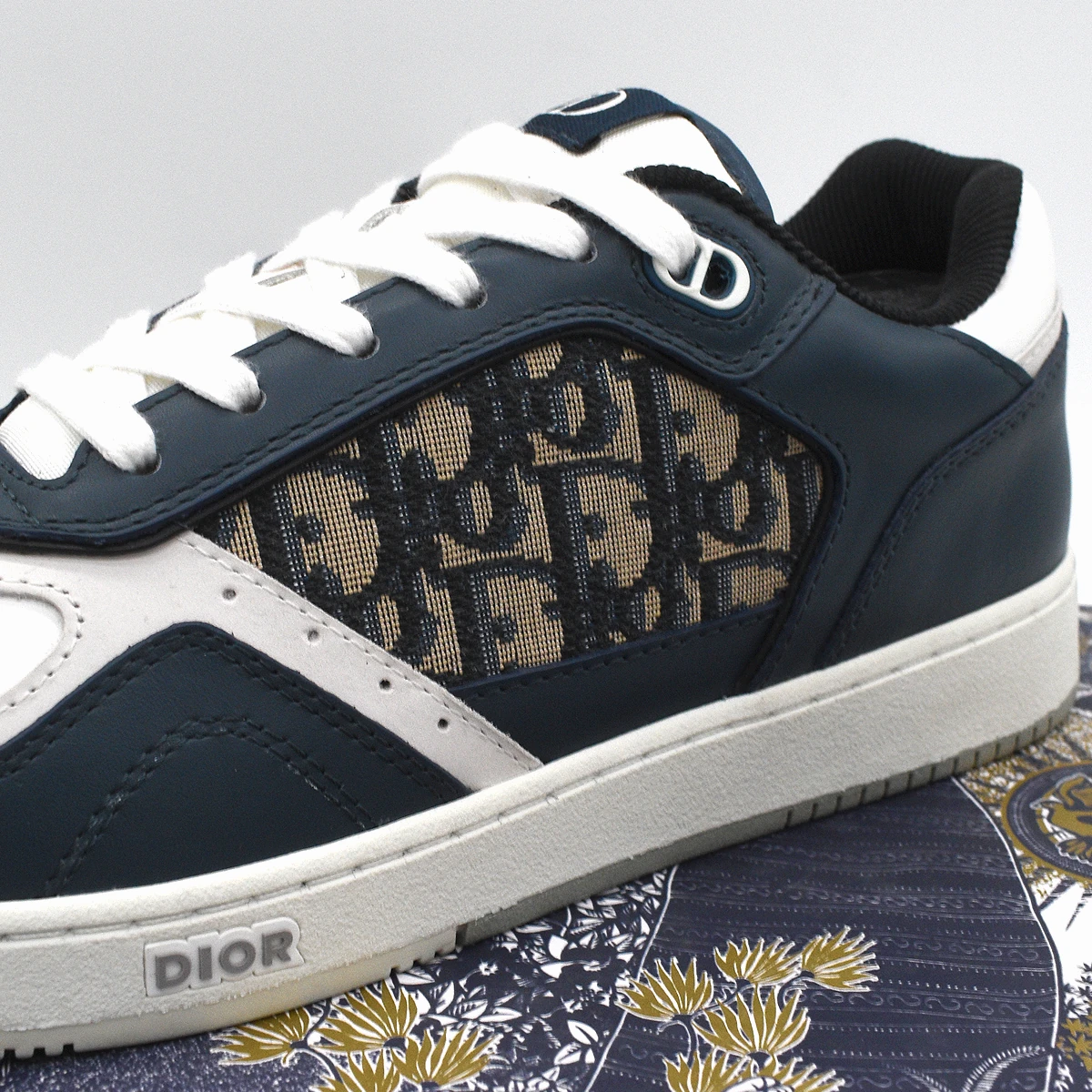 Dior B27 Azul Bajo Crema Dior Gris Beige Negro Dior Oblique Jacquard 7