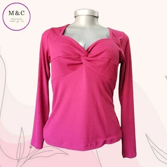 Blusa rib unitalla  2