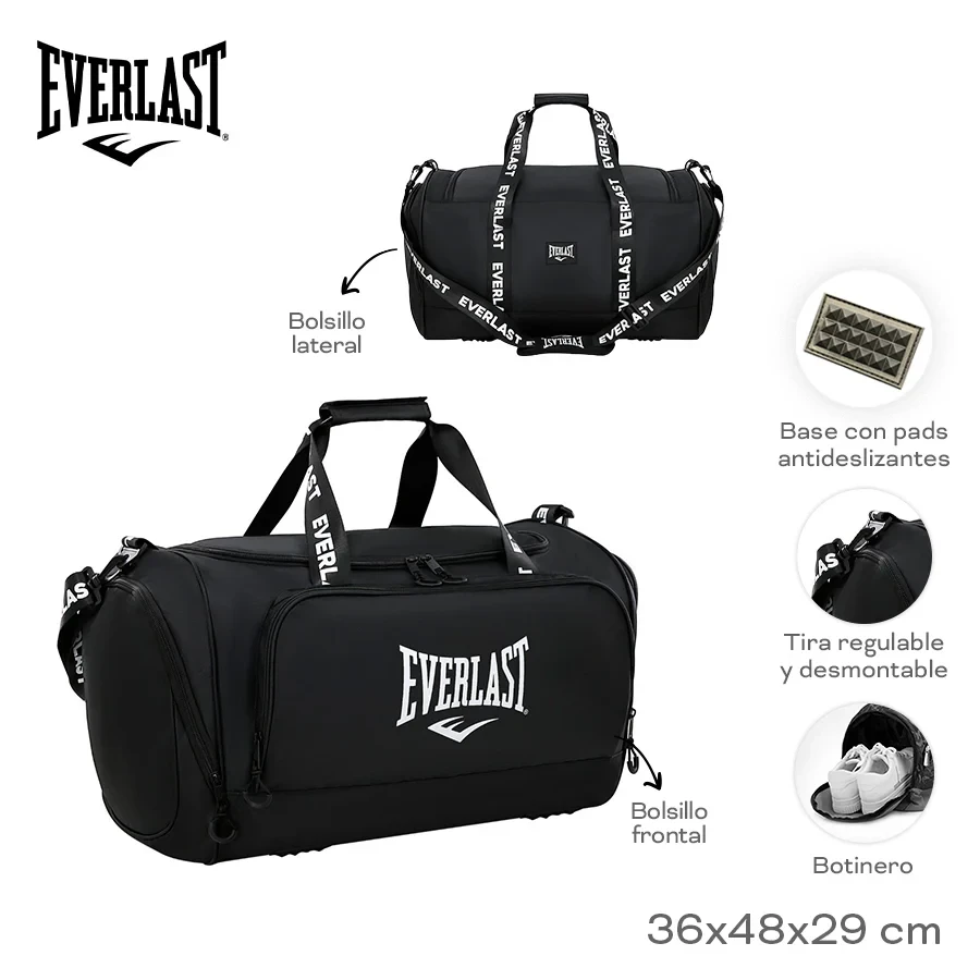  Bolso Deportivo EVERLAST 31593– Con botinero y base antideslizante