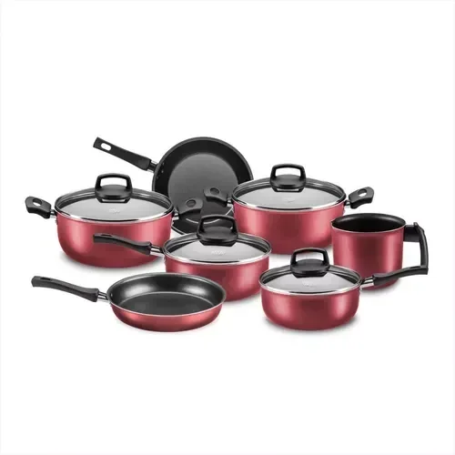 Ollas MTA SAFIRA 7 Piezas Roja