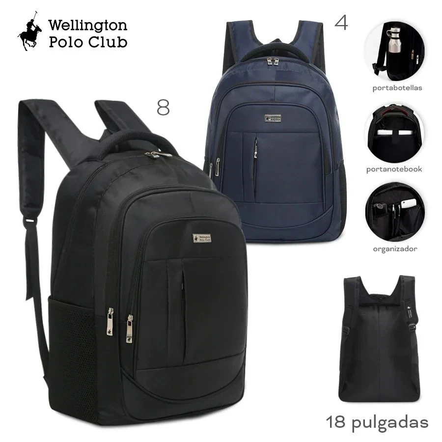 MOCHILA PORTANOTEBOOK POLO WELLINGTON 14923