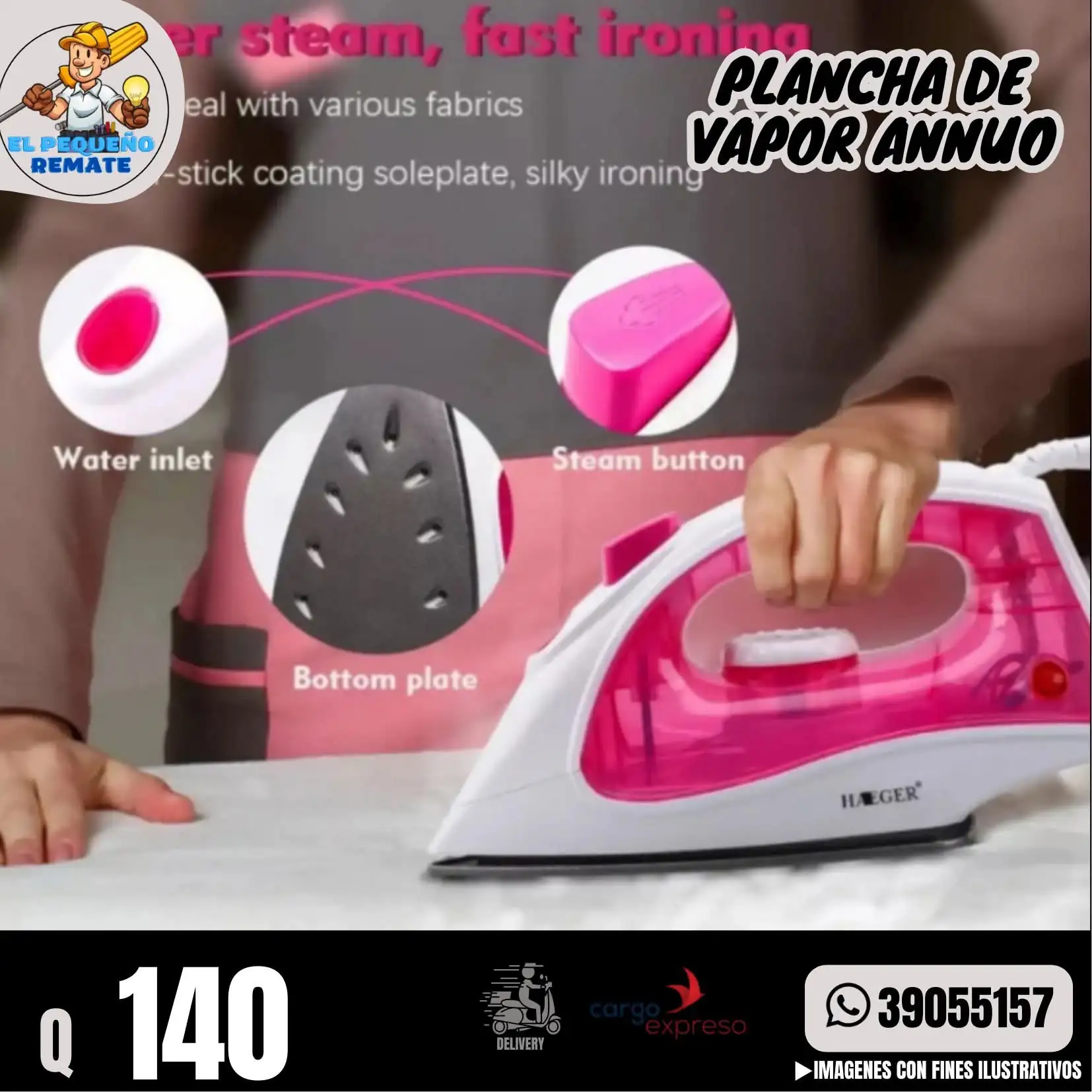 PLANCHA DE VAPOR ANNUO 2