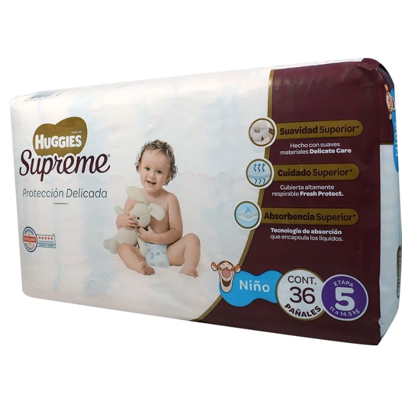 Pañal huggies supreme etapa 5