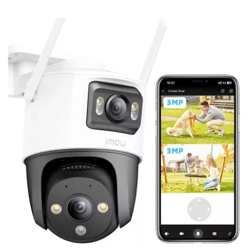 Cámara De Seguridad 6mp  Doble Lente Video A Color 24/7 Imou Sense Alta Definición 3