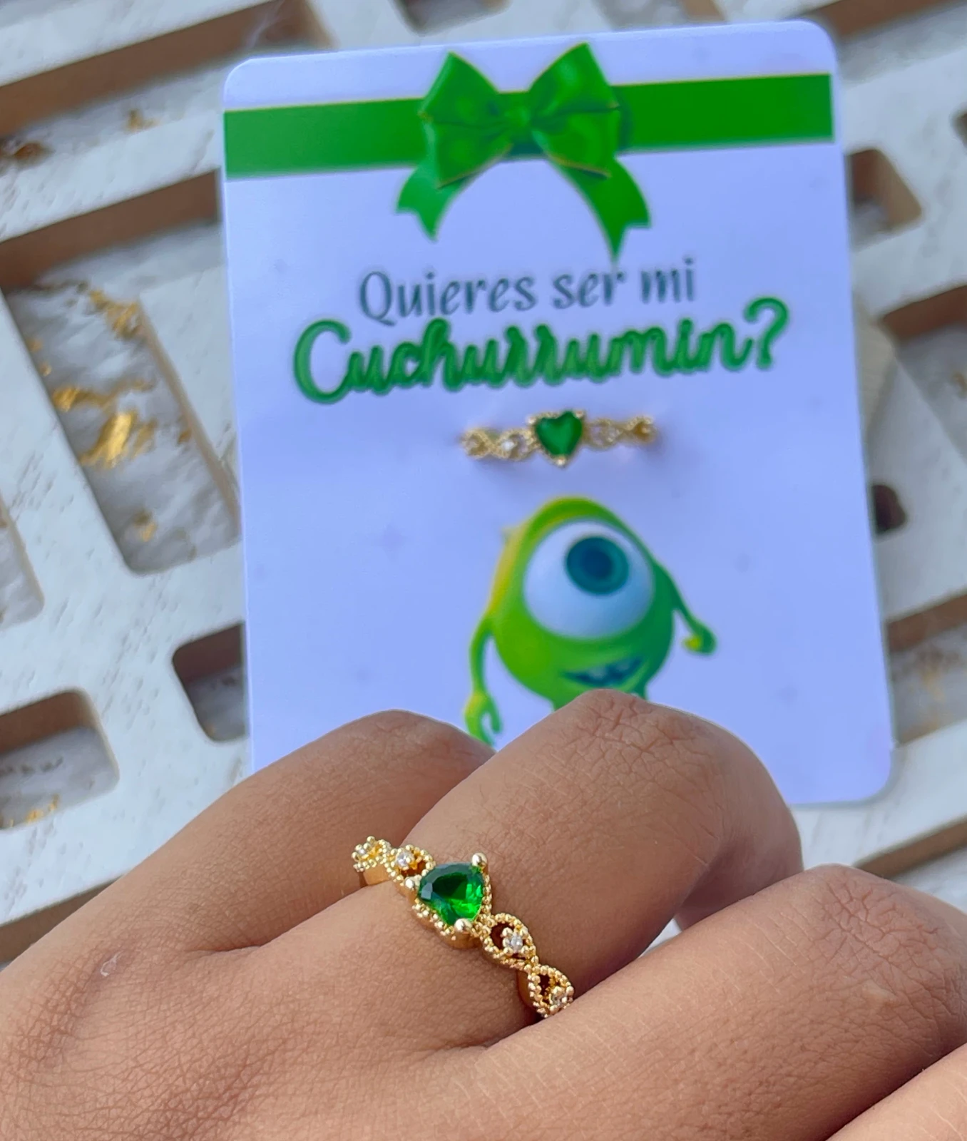 Anillo ajustable, ¿Quieres ser mi cuchurrumin?