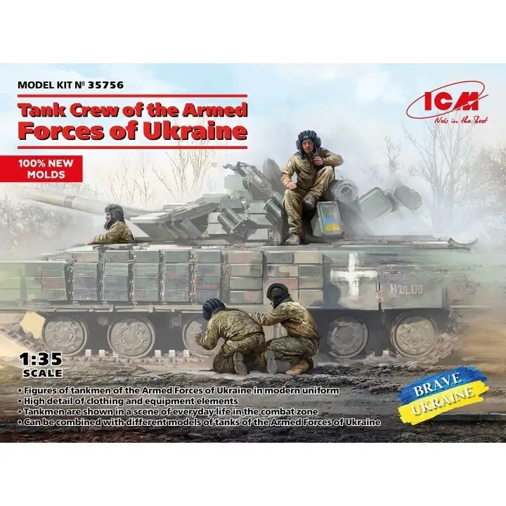 1/35 ICM Tank Crew of the Armed Forces of Ukraine