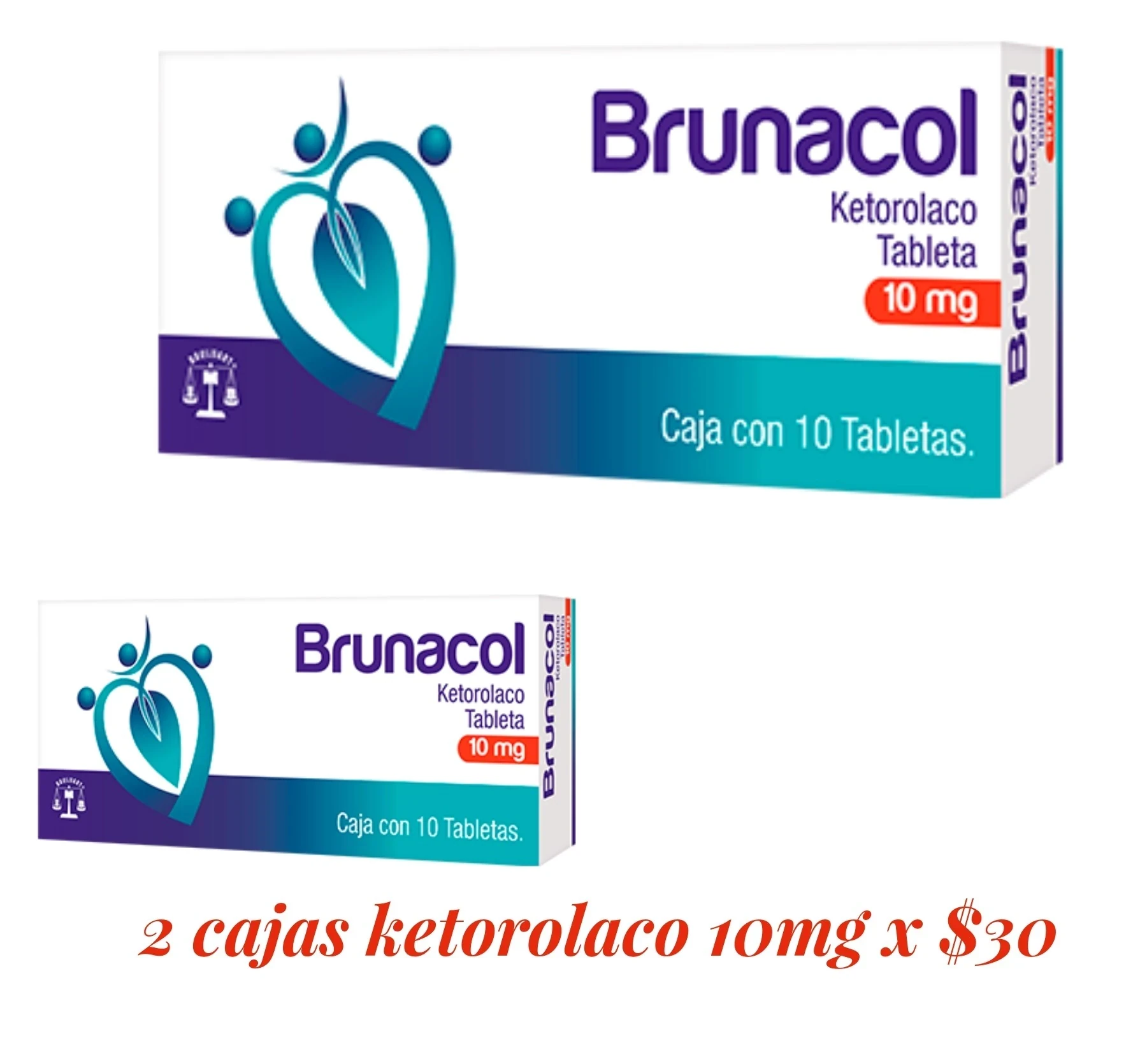 Ketorolaco 10mg / 10 tabletas
