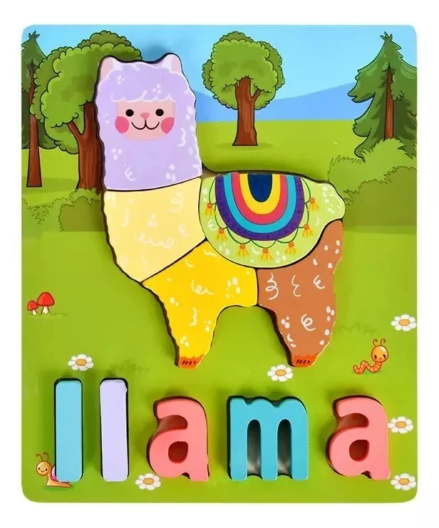 ROMPECABEZAS ANIMAL+ NOMBRE 