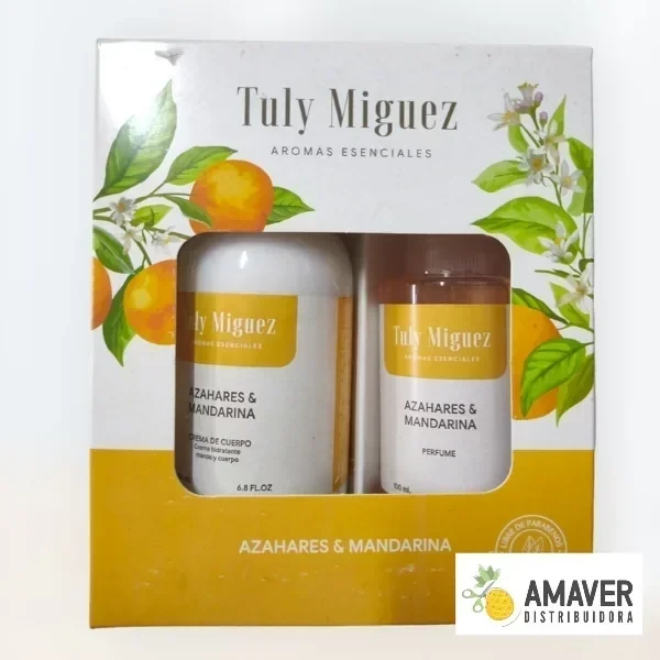 CREMA CUERPO 200ML + PERFUME 100 ML AZAHARES Y MANDARINA