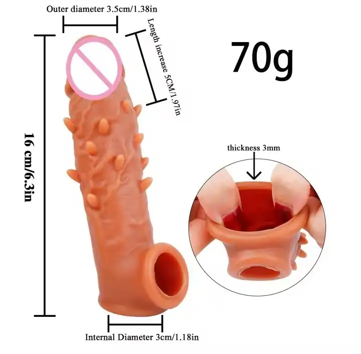 Funda Extensora de Pene Natural 