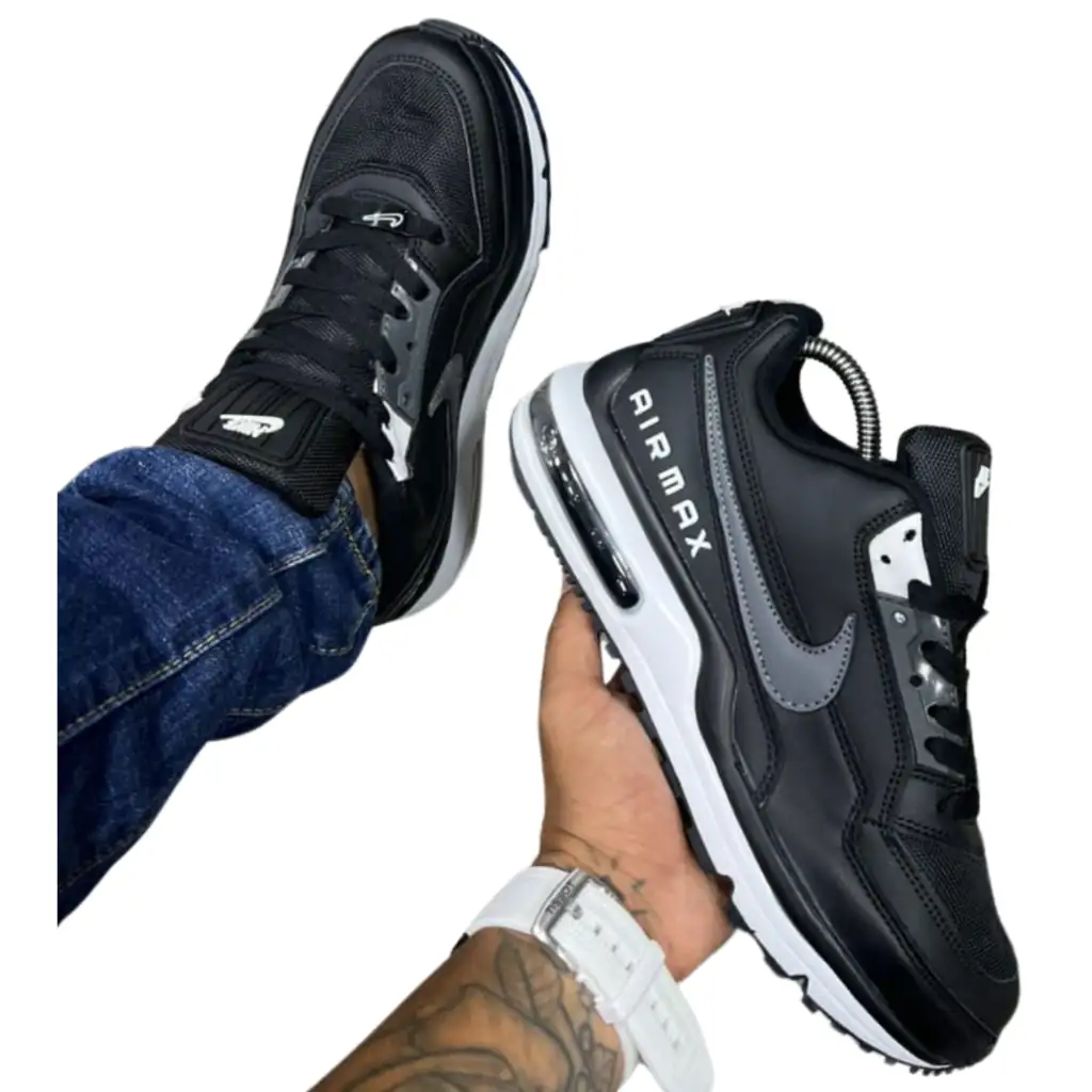 AIRMAX NEGRO GRIS 