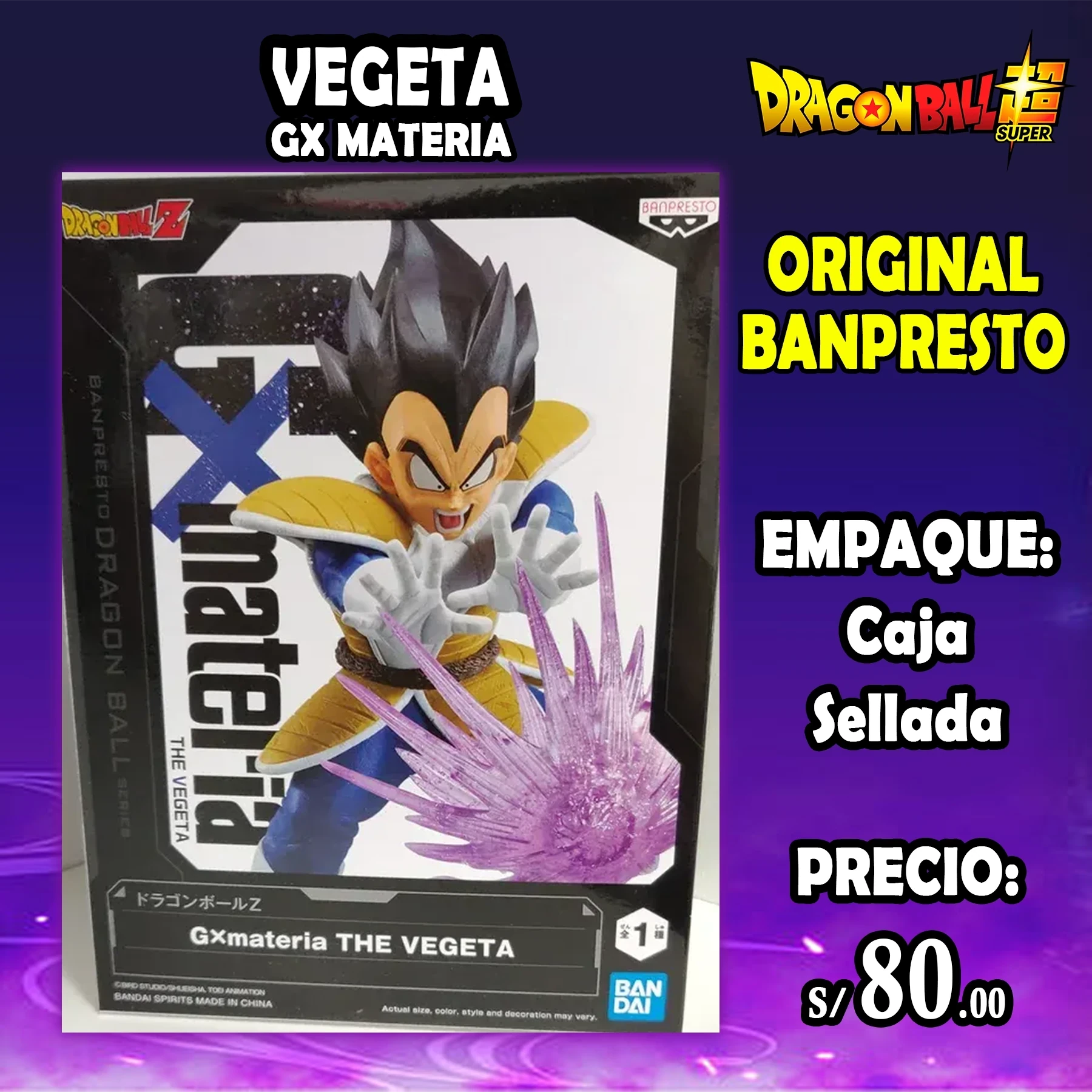 Vegeta Gx Materia