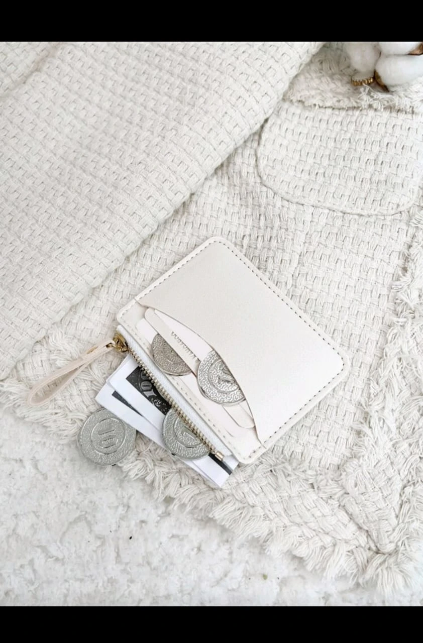 Monedero Tarjetero Southland Ultra-Slim– Diseño Minimalista en Poliuretano con Cierre Dorado. 3