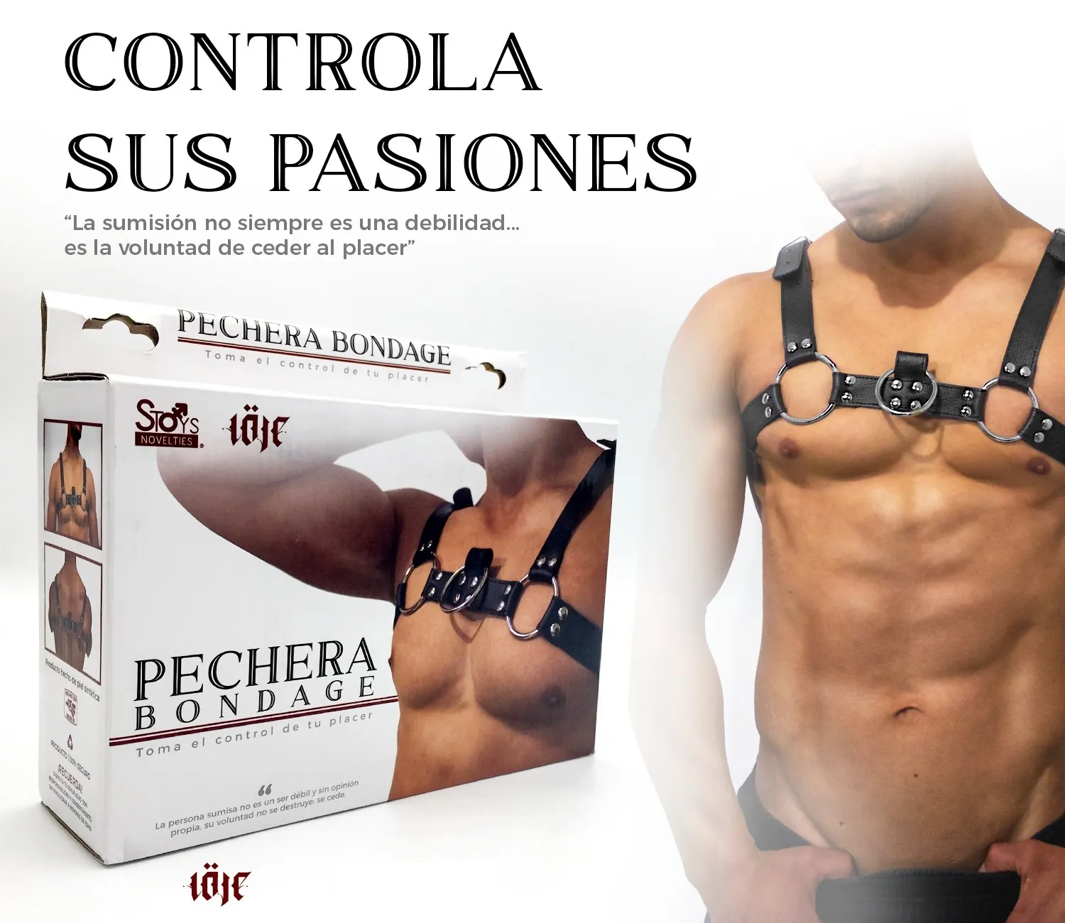 PECHERA BONDAGE AJUSTABLE - LOJE