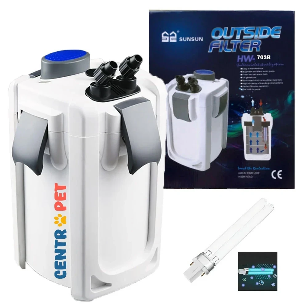 Filtro Canister Sunsun HW-703B UV 30w 1400l/h