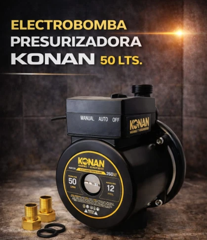 ELECTROBOMBA PRESURIZADORA KONAN 50 LTS