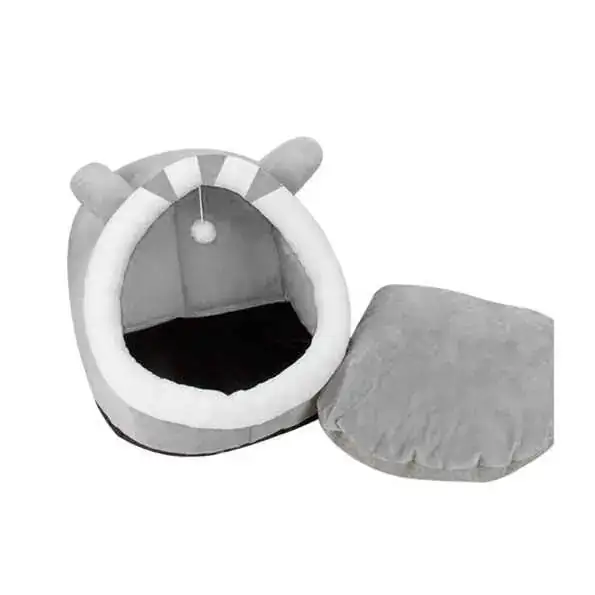 Cama Casa Para Gatos Con Forma De Iglú  3