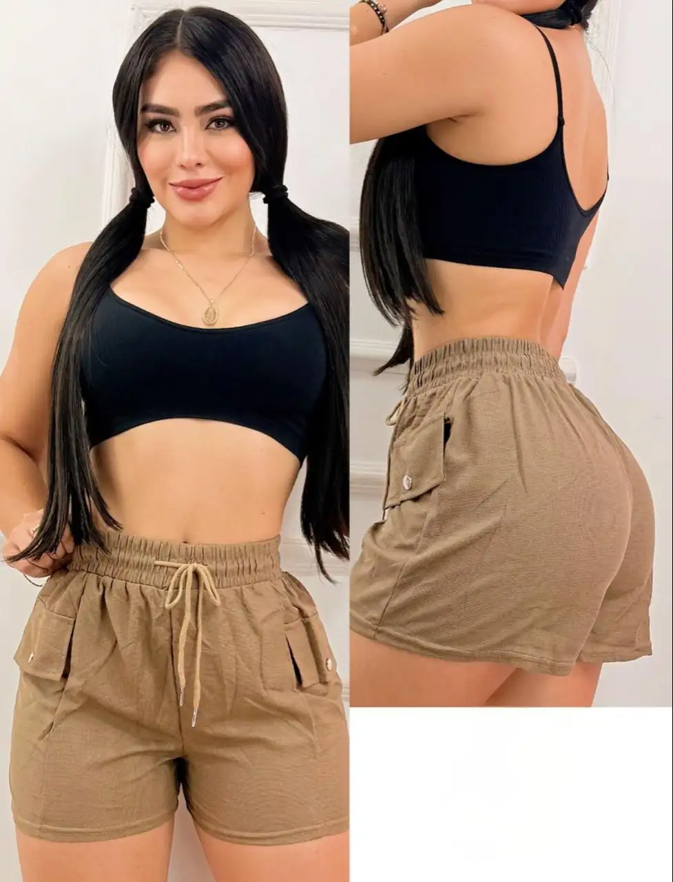 ❤️😍Hermoso Short tipo Cargo 🩳🩳 3
