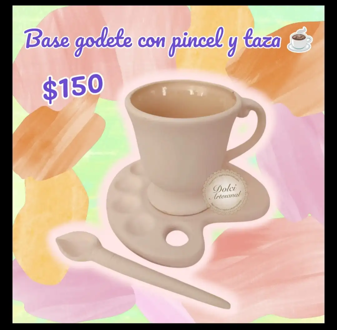 Taza con godete 