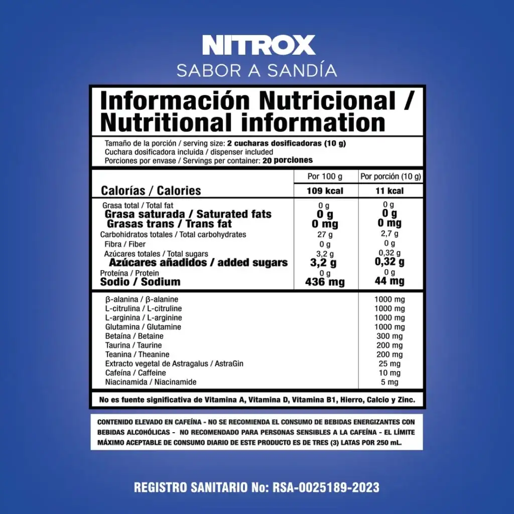 NITROX PRE ENTRENO 2