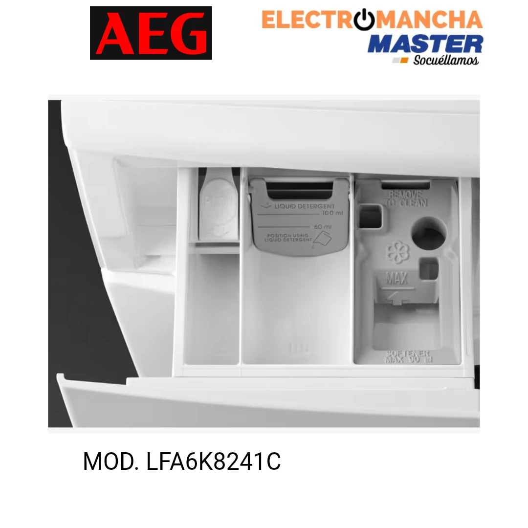 LAVADORA AEG LFA6K8241C 8 KILOS 1200 RPM. CLASE A  2