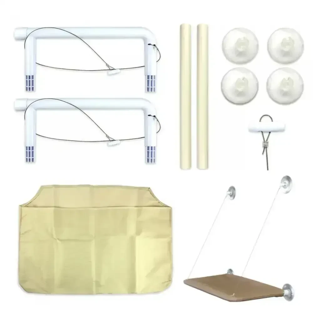 Cama colgante de ventana para gatos 2