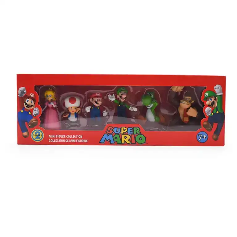 Mini figuras de colección de super Mario Bros 2