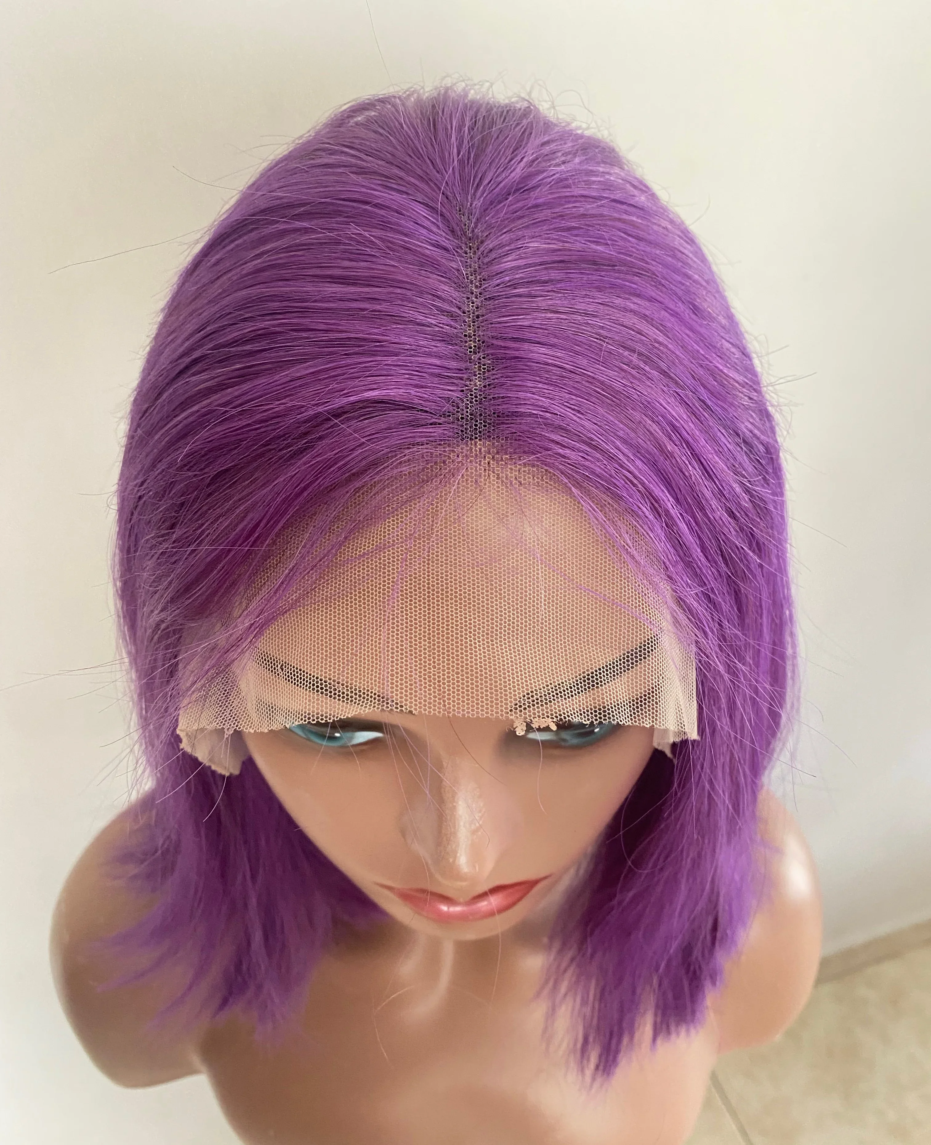 Peluca Bob 12” morada  3