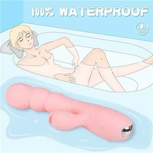 VIBRADOR FROZEN RECARGABLE 9 FUNCIONES 2 MOTORES 5